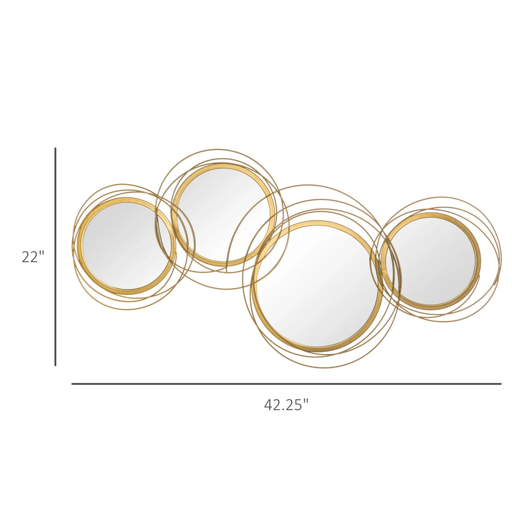 Orelle Four-Mirror Wall Sculpture
