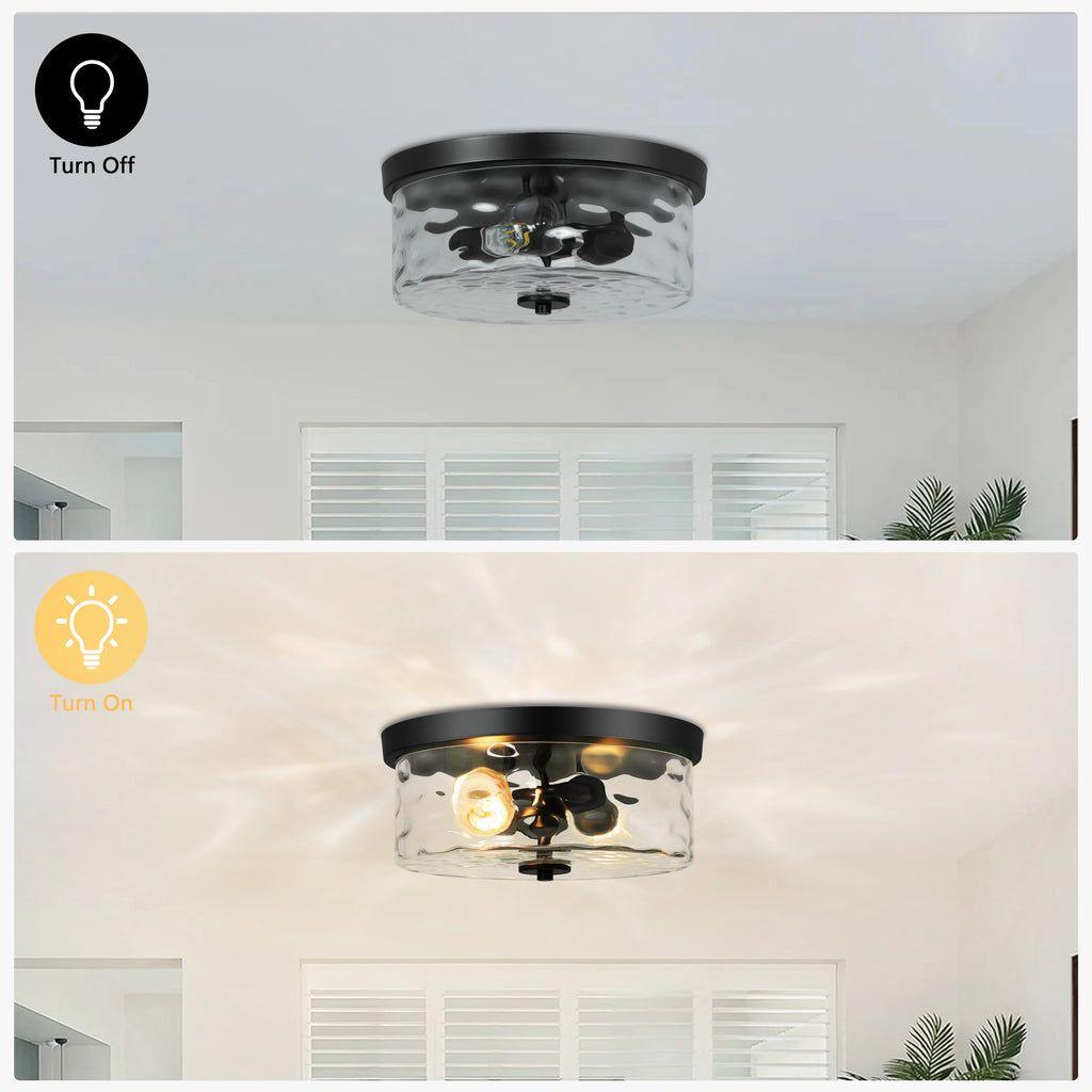 Wickmere Two-Light Ceiling Fixture