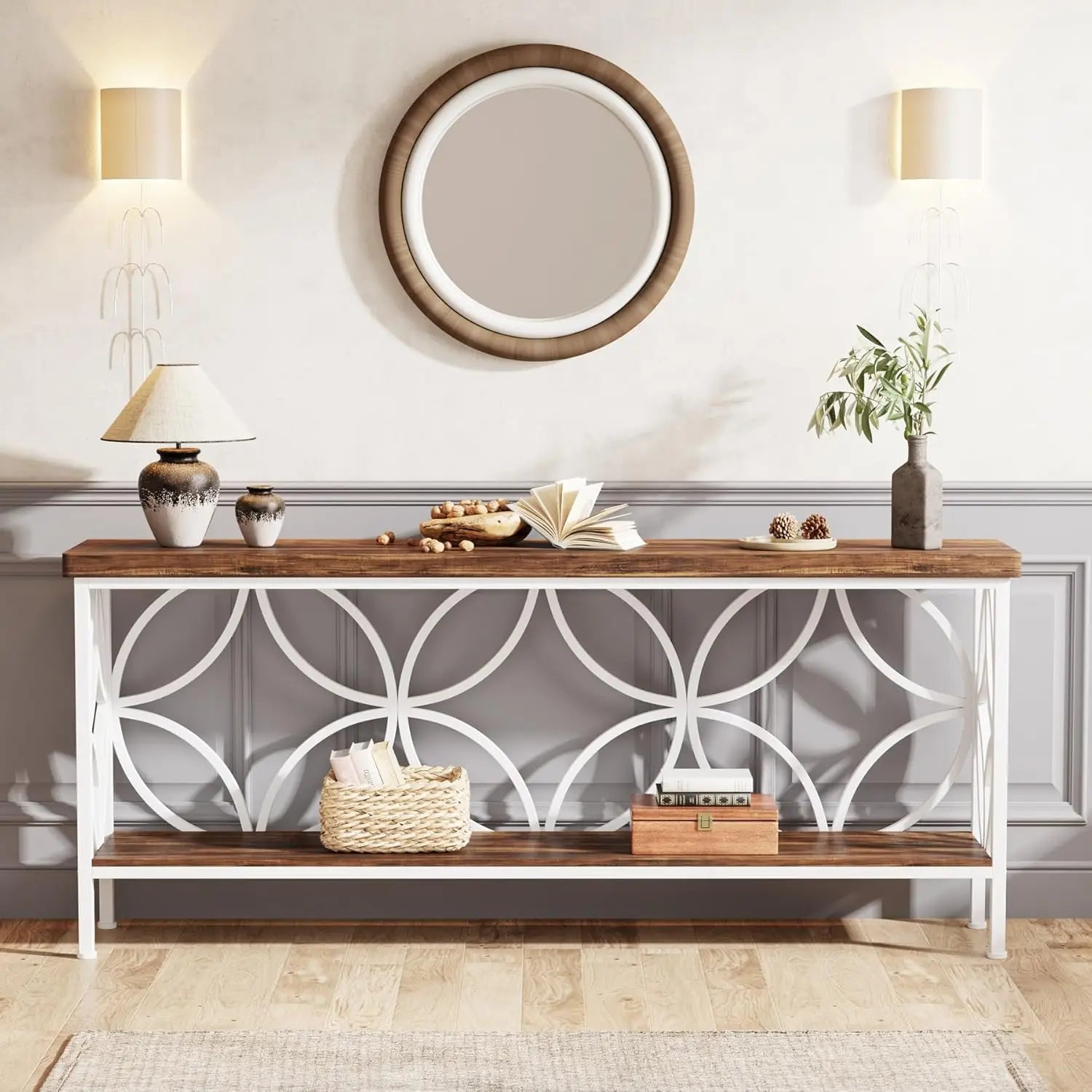 Camden Scrollwork Console Table