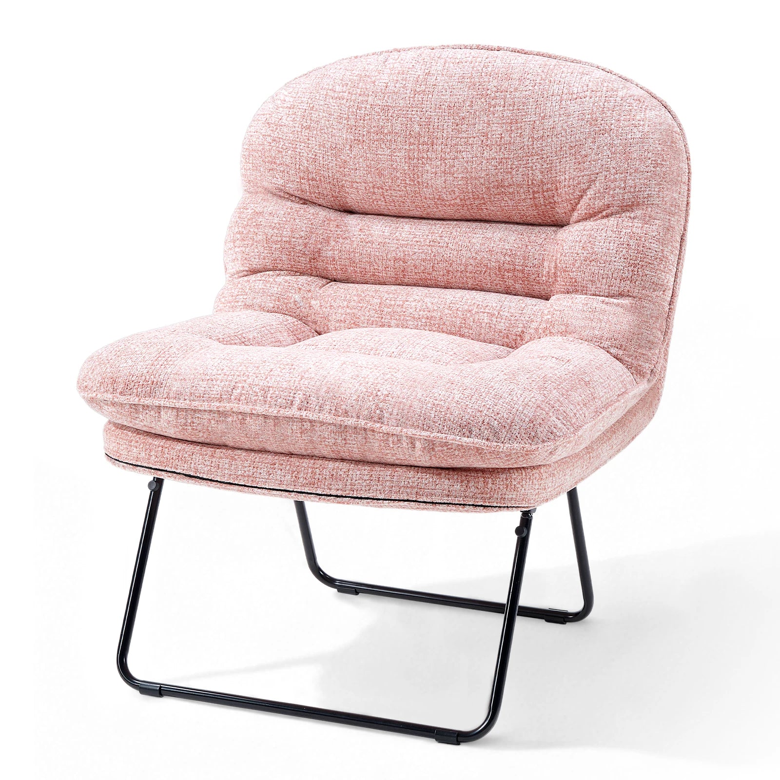 Sorel Foldable Faux Leather Lounge Chair