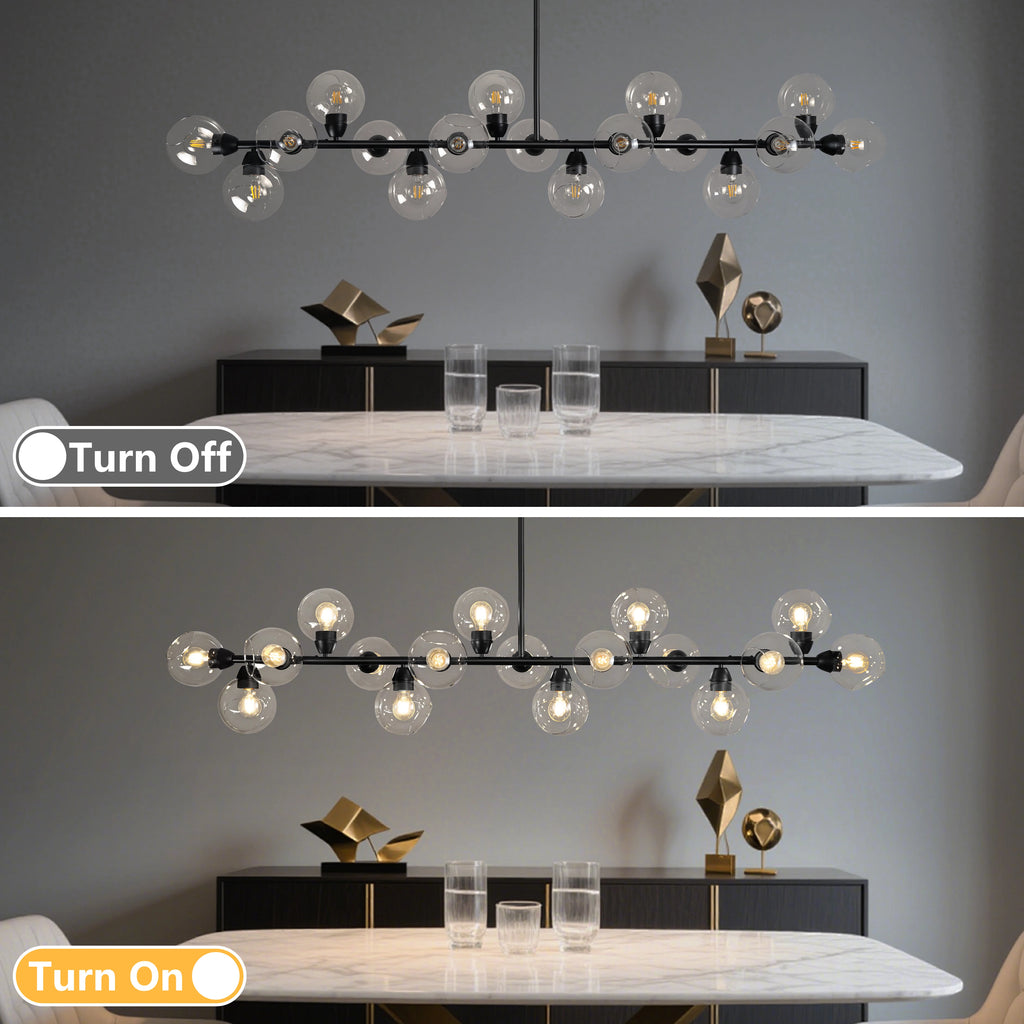 Caldenwick Bubble Glass Chandelier