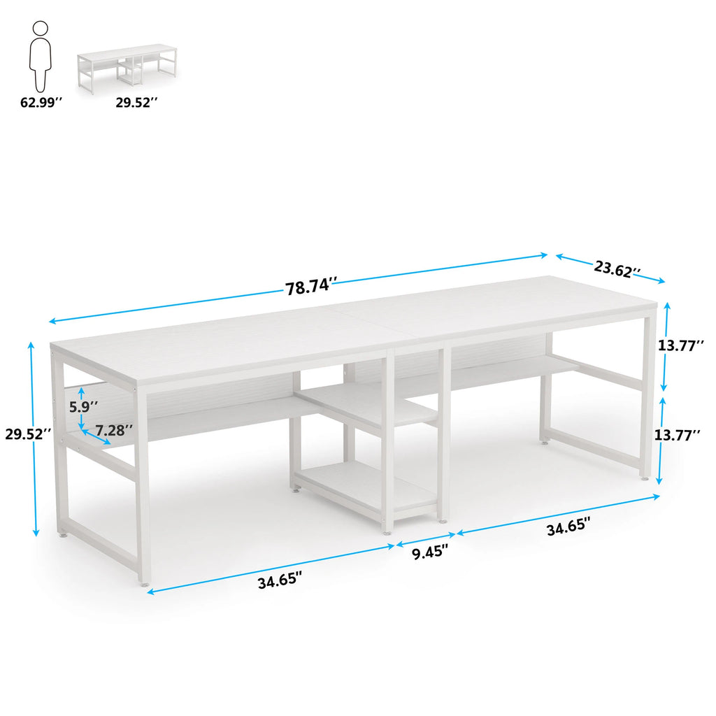 Fenwick Two-Person Workstation Desk