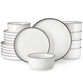 MALACASA Luna Series Ceramic Dinnerware Set
