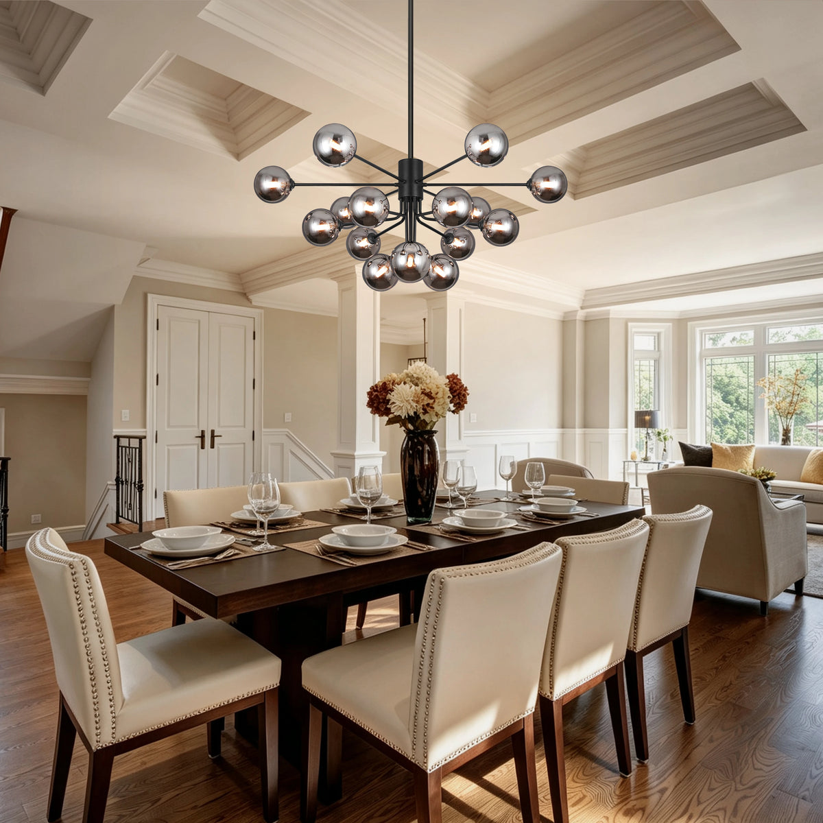 Ostwick Bubble Sputnik Chandelier