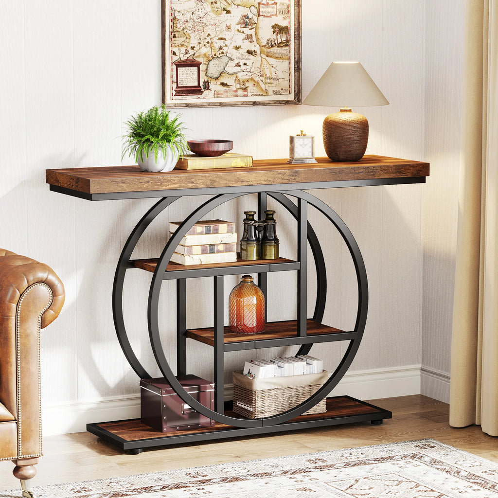 Zuri Sculptural Console Table