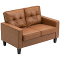 Hearthmere Faux Leather Loveseat