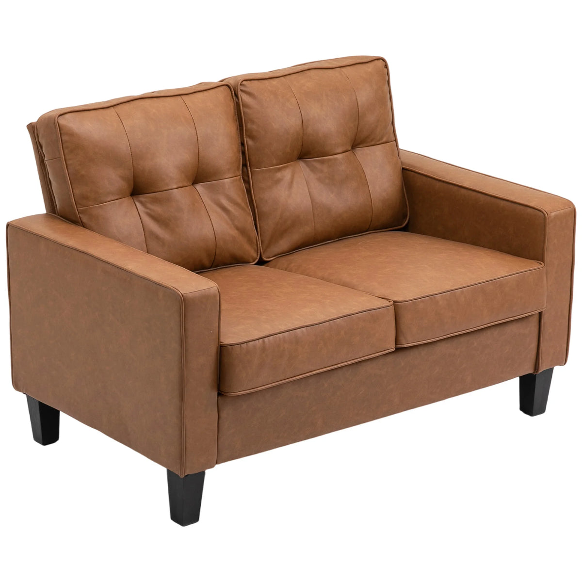 Hearthmere Faux Leather Loveseat