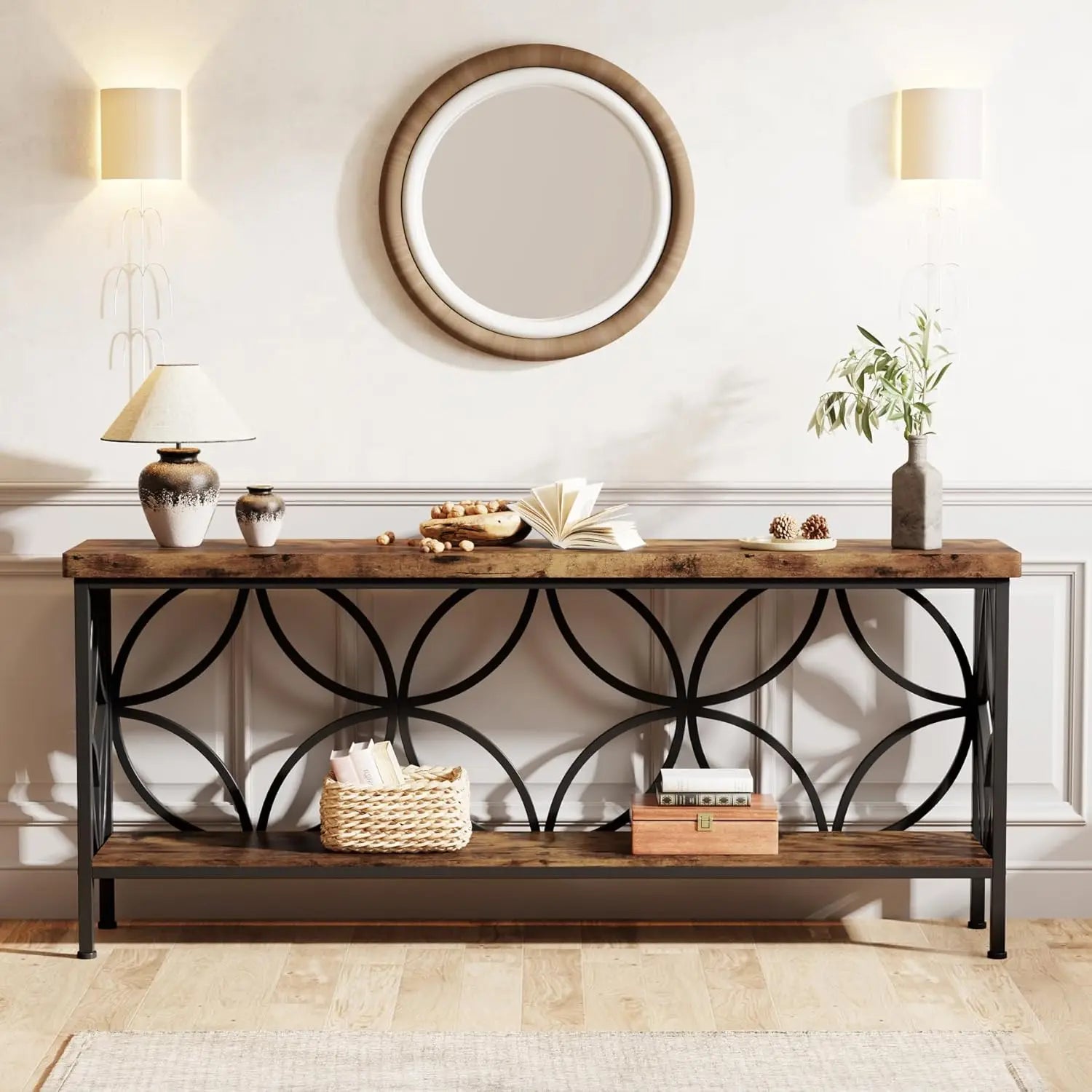 Camden Scrollwork Console Table