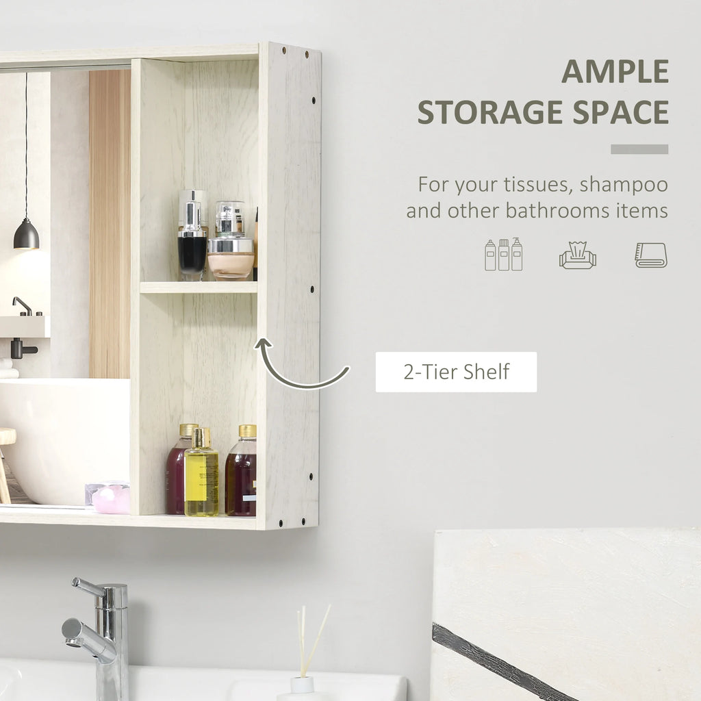 Silhouettewhisper storage graphic highlighting the two open side shelves