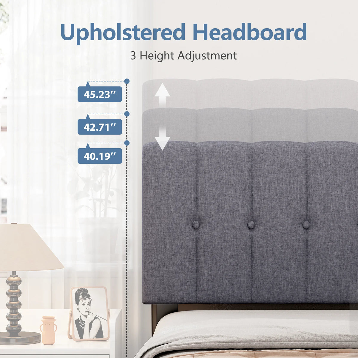 Wrenrise Upholstered Platform Bed