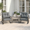 Grayhaven Three-Piece Rocking Bistro Set