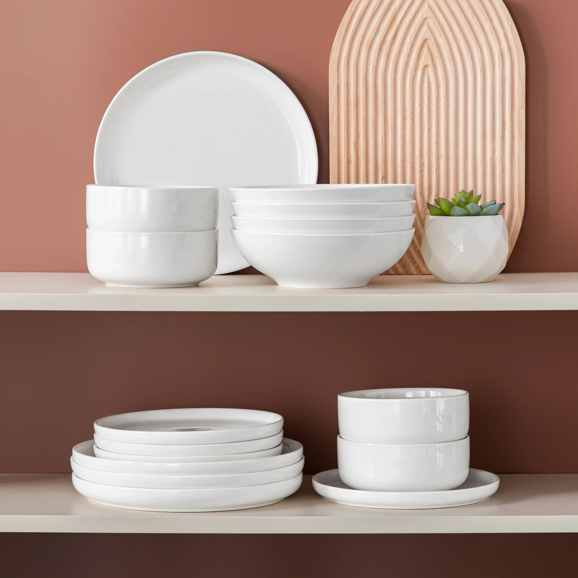 MALACASA Porcelain Dinnerware Set