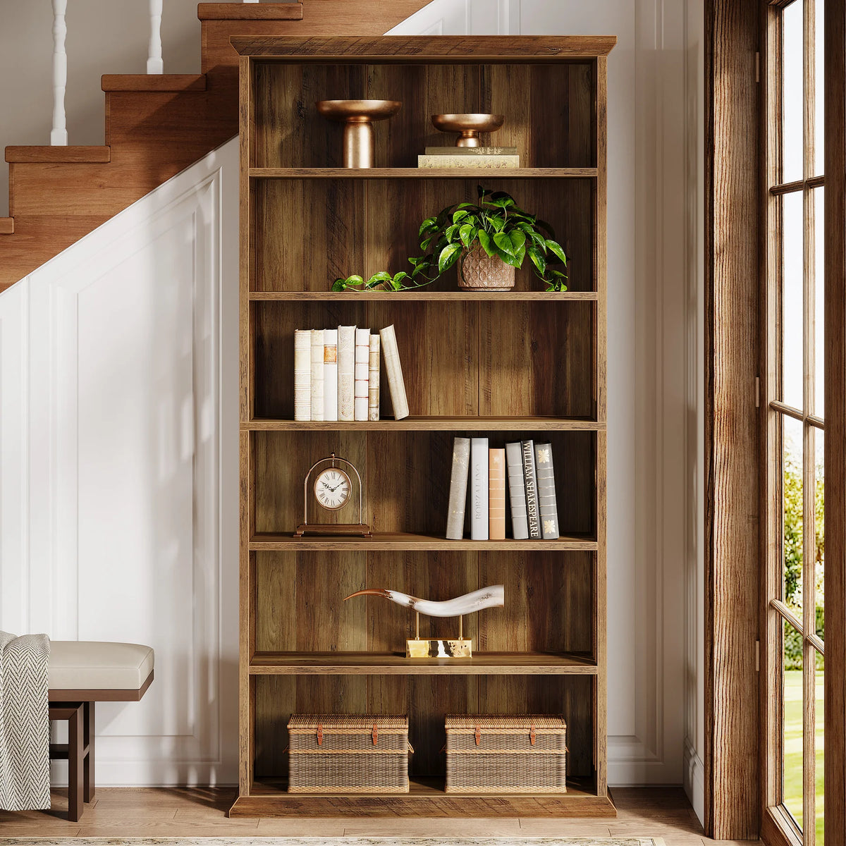 Lullabycharm 6-Tier Bookcase