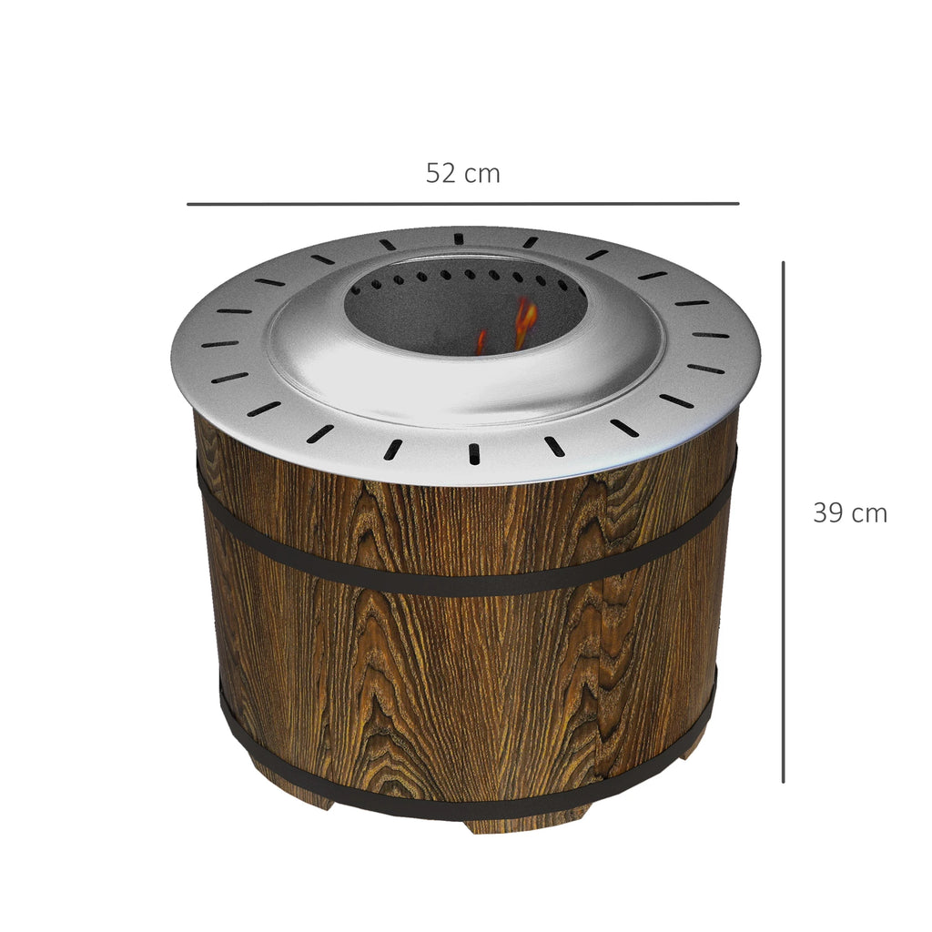 Rhapsodynote Smokeless Fire Pit – Brown