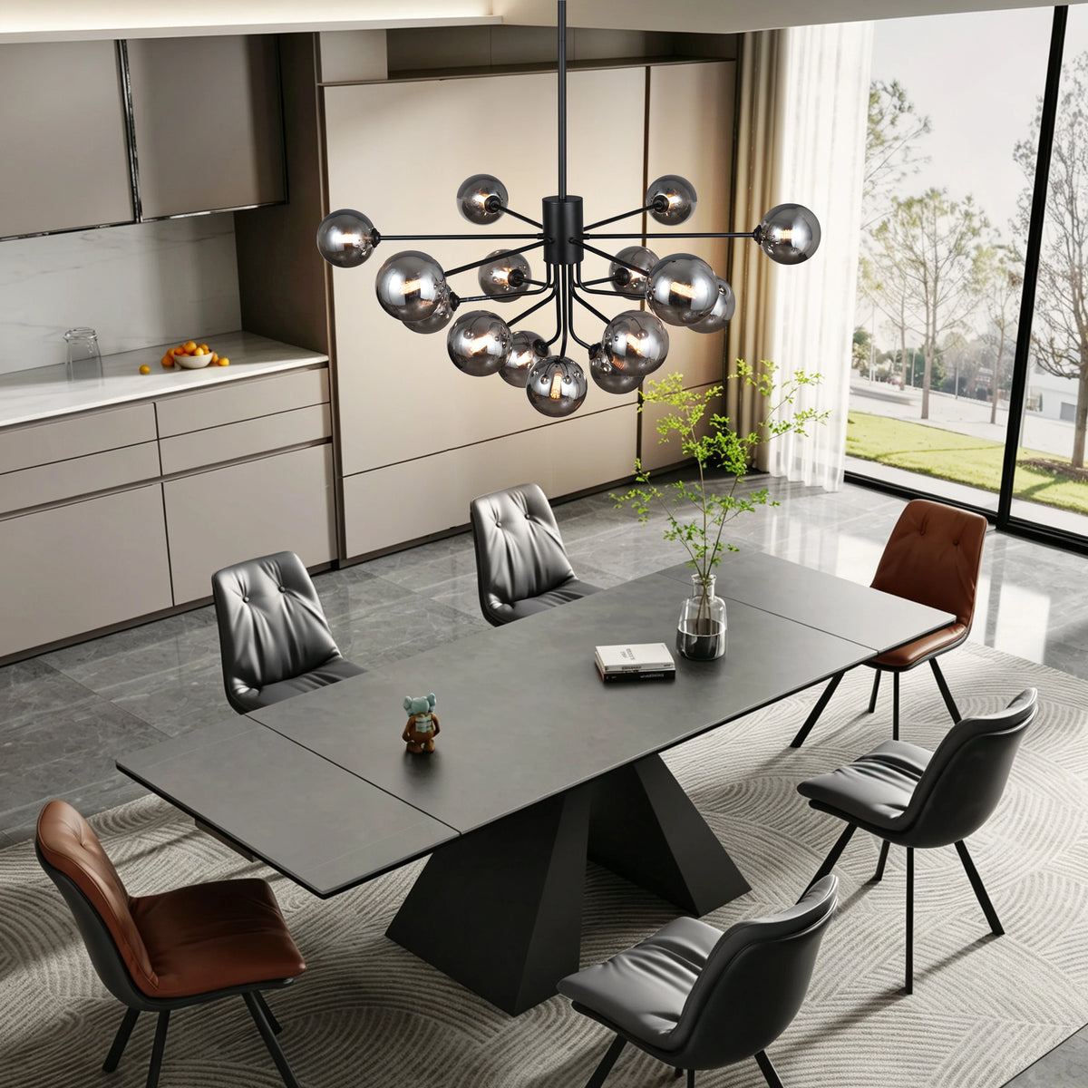 Ostwick Bubble Sputnik Chandelier