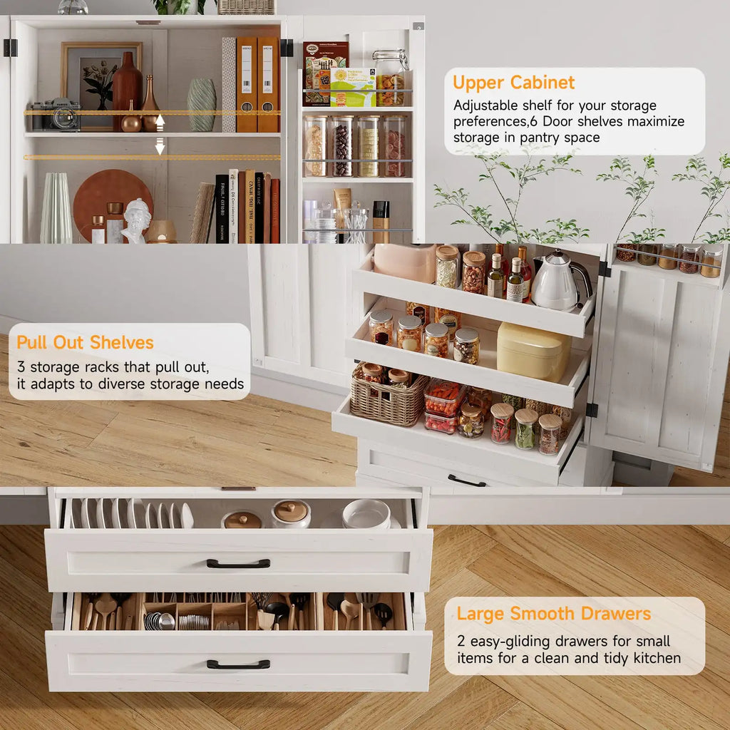 Vignettenote Kitchen Storage Cabinet