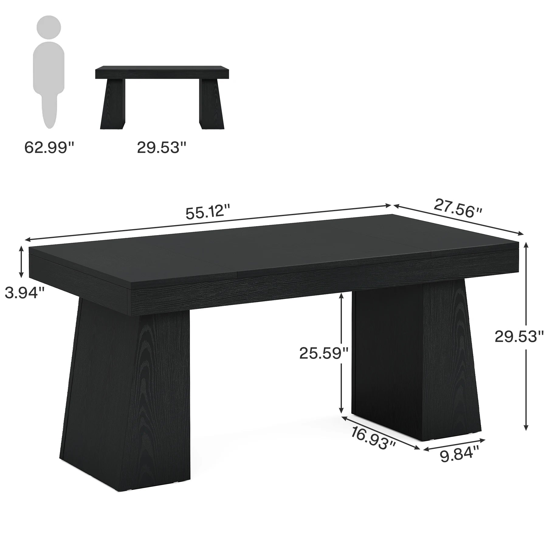 Dalmar Double Pedestal Executive Desk