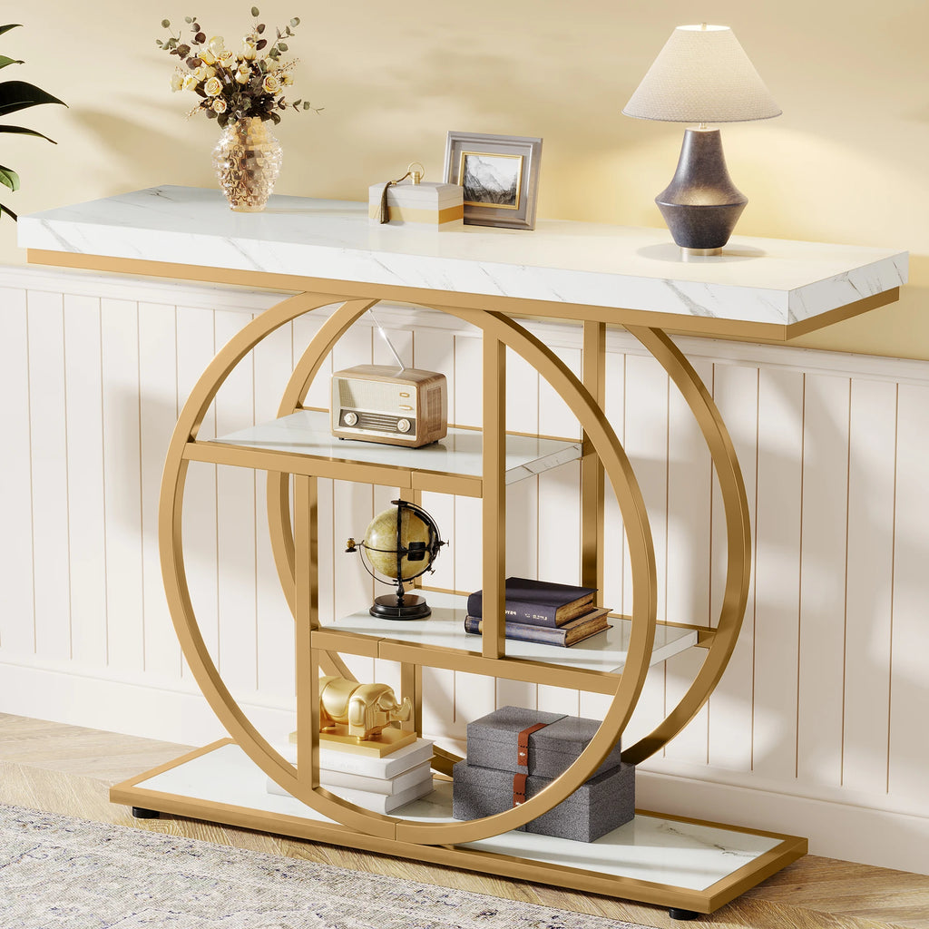 Zuri Sculptural Console Table