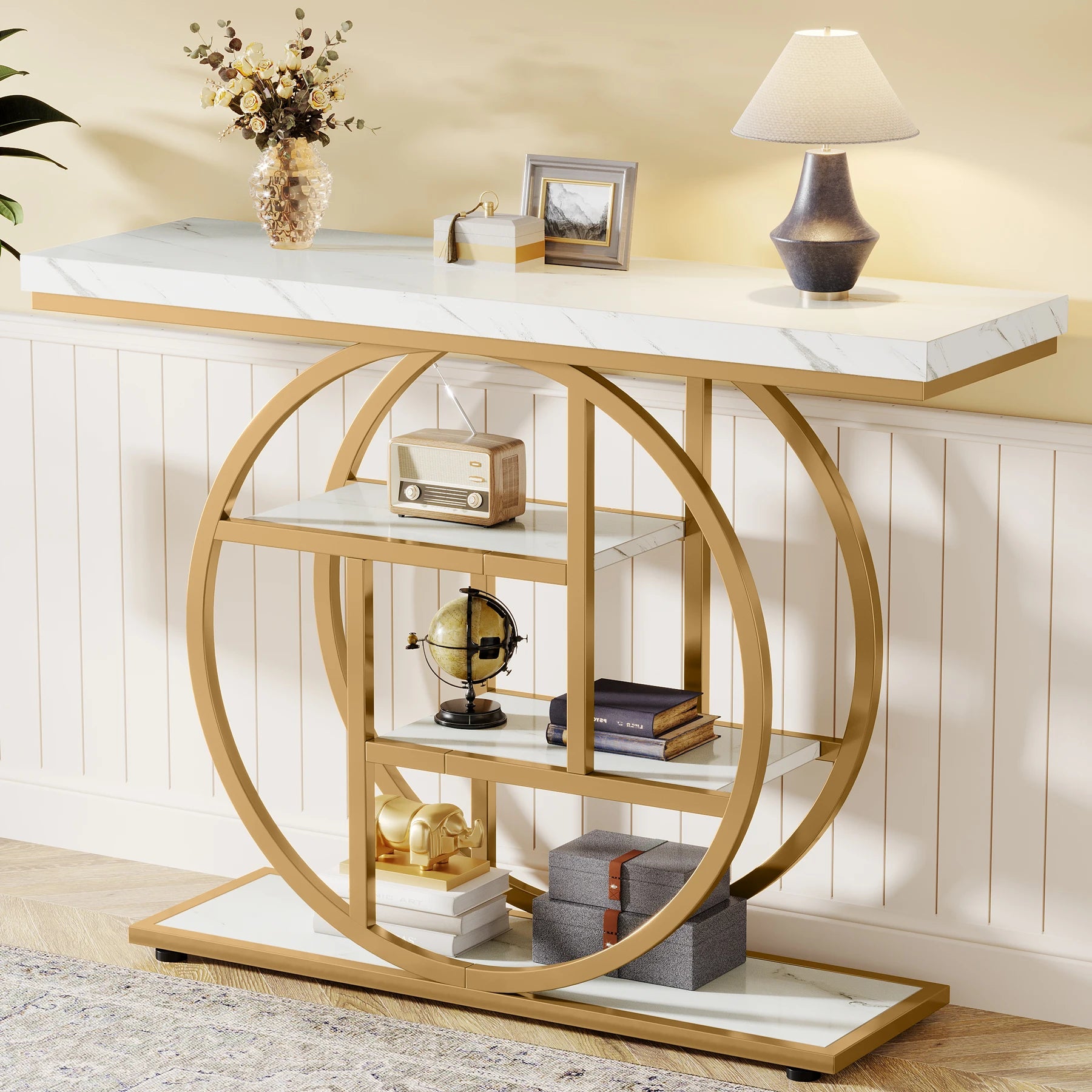 Zuri Sculptural Console Table