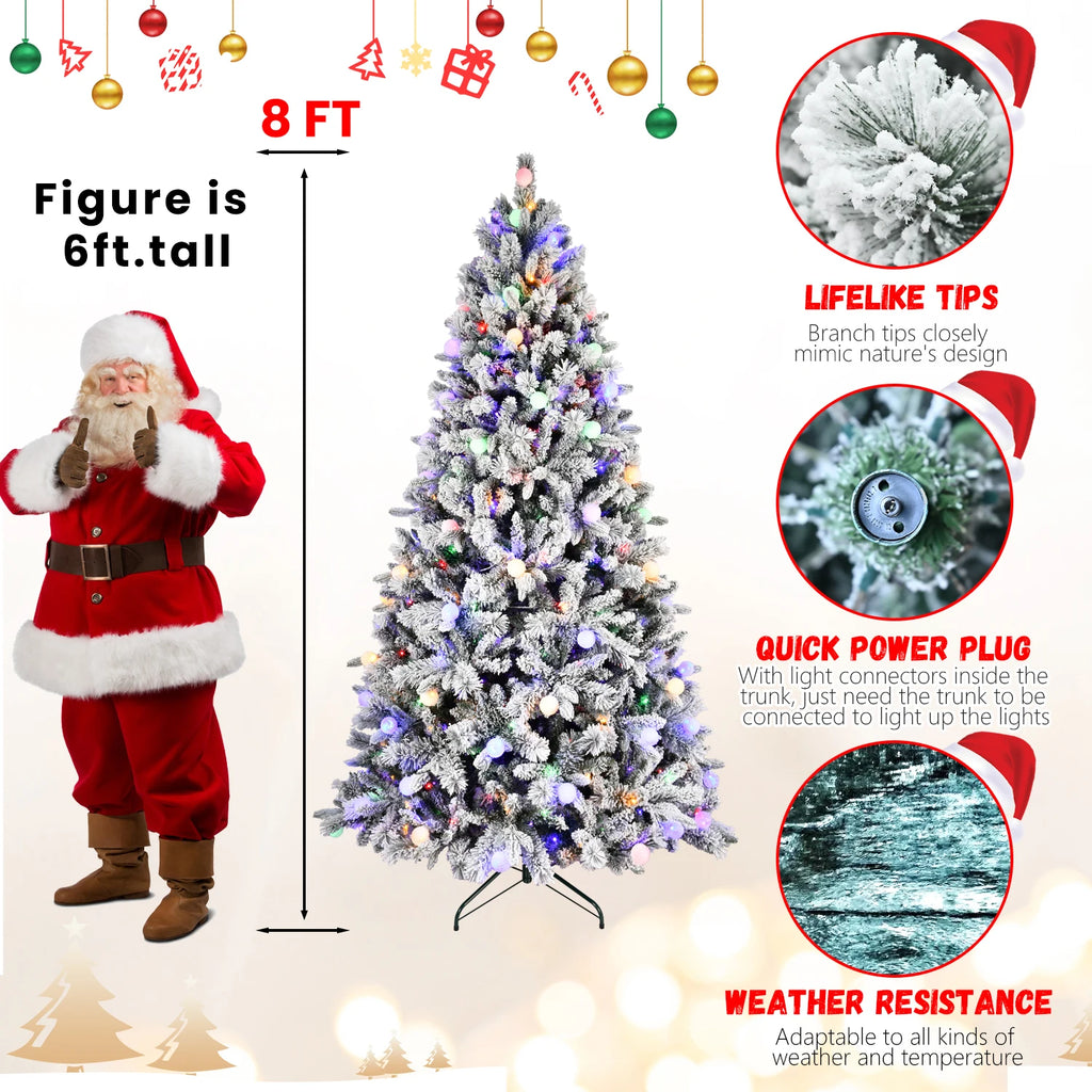 Wintersley Flocked LED Christmas Tree