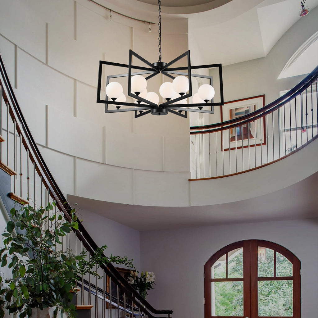 Celestine 12-Light Bubble Glass Chandelier