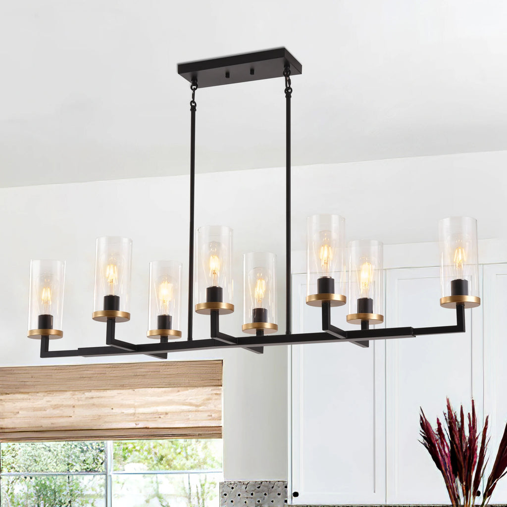 Westhaven Eight-Light Linear Chandelier
