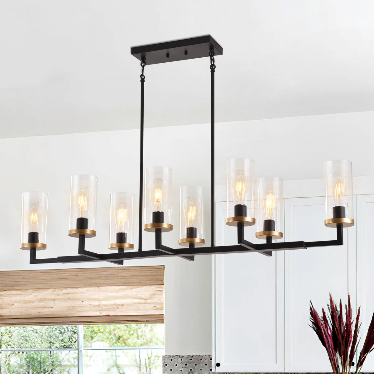 Westhaven Eight-Light Linear Chandelier