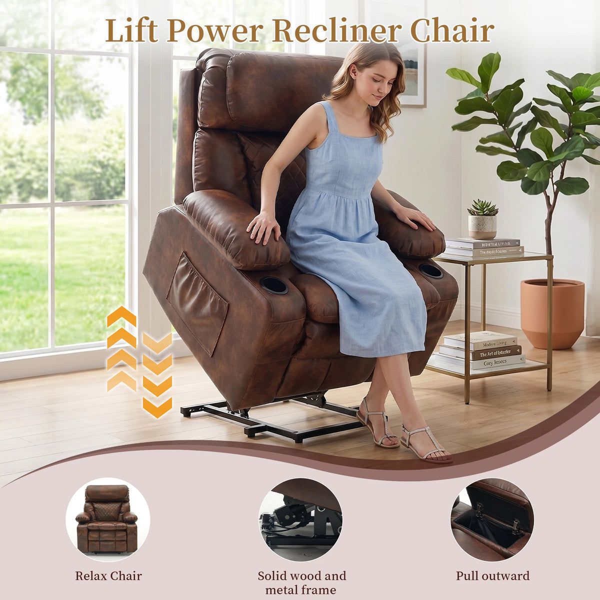Avensford Dual-Motor Lift Recliner