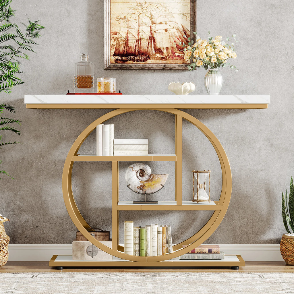Zuri Sculptural Console Table