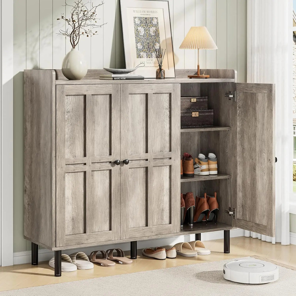 Aldersley 3-Door Shoe Cabinet