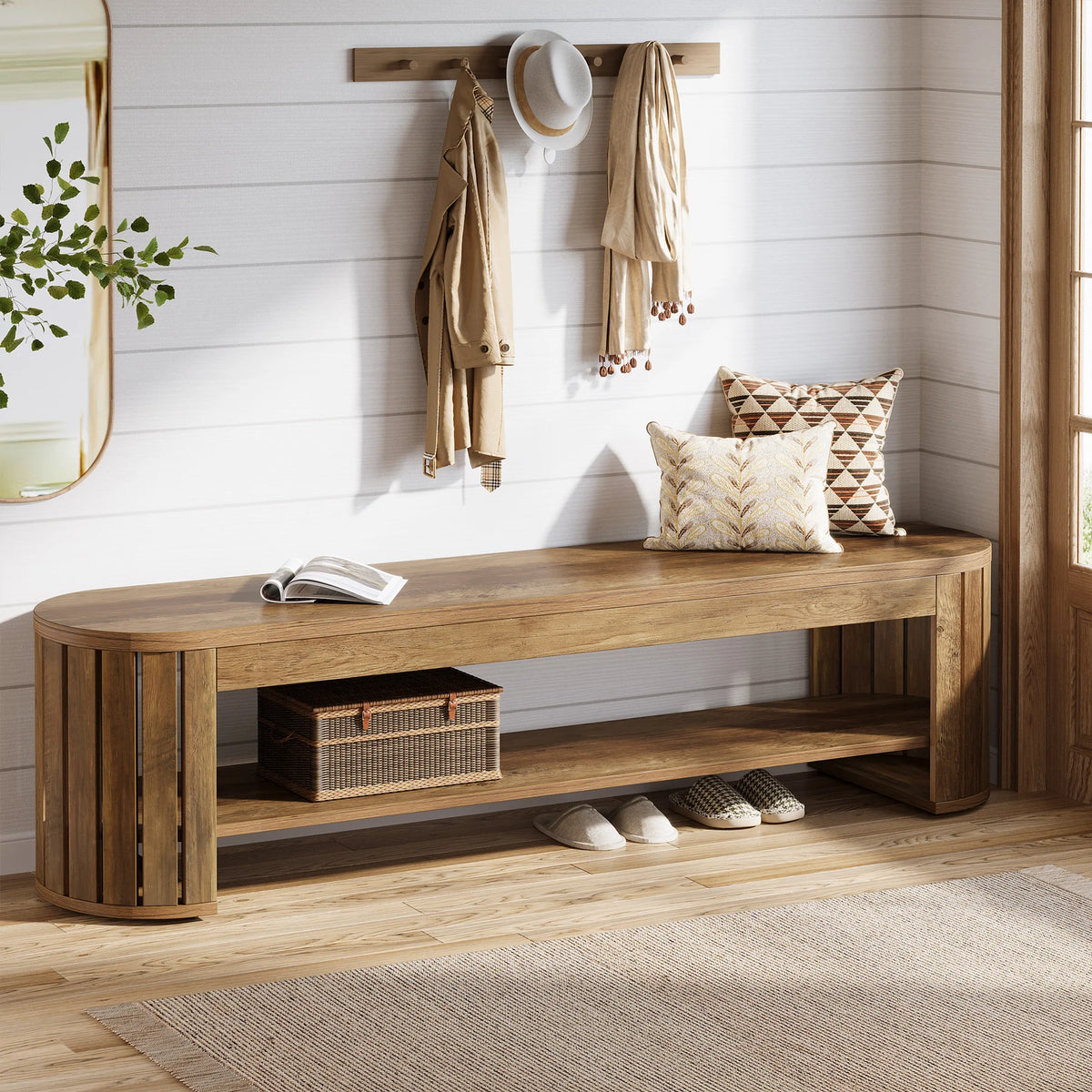 Clovernote Shoe Storage Bench