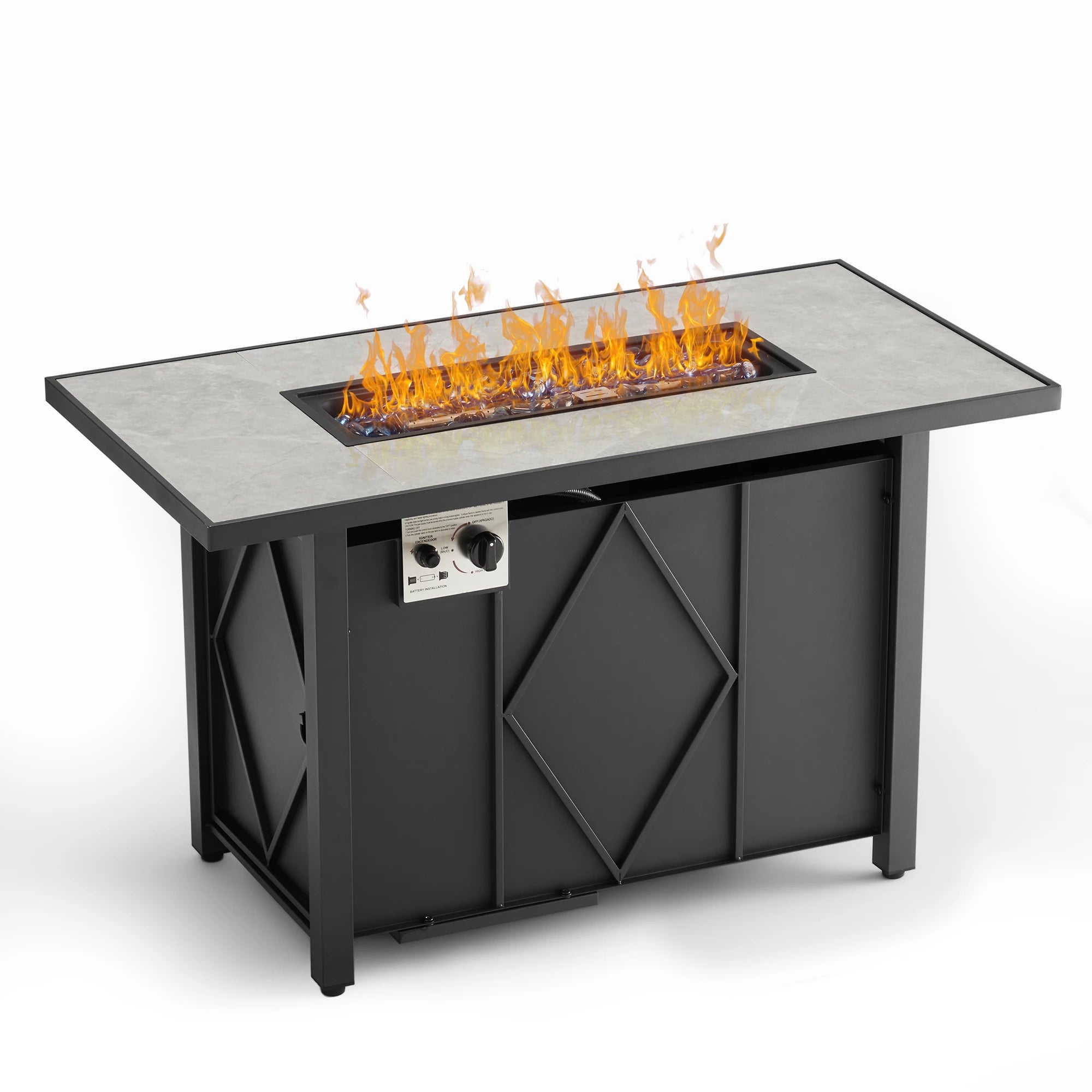 Bramwell 2-in-1 Propane Fire Pit Table