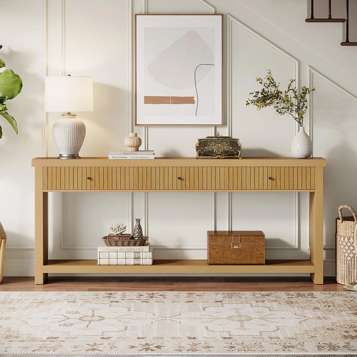 Wrenarc 3-Drawer Console Table