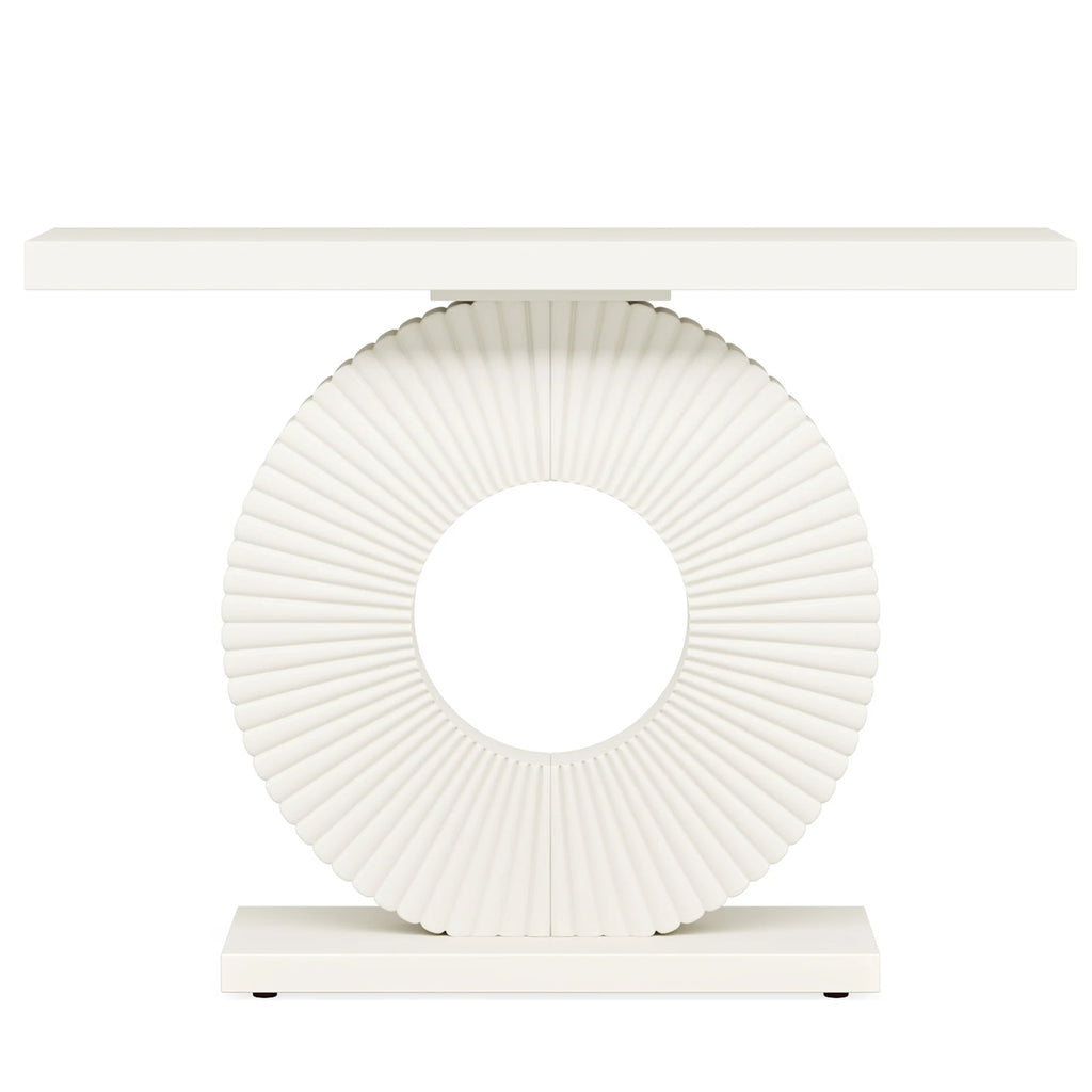 Solenne Sculptural Console Table