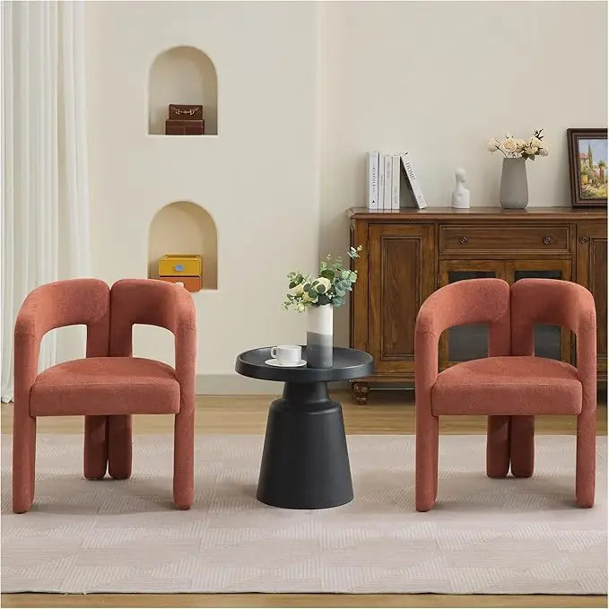Marlowe Upholstered Barrel Dining Chairs – Set of 2