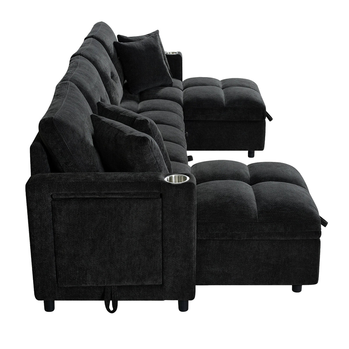 Aldermore U-Shaped Storage Sleeper Sectional
