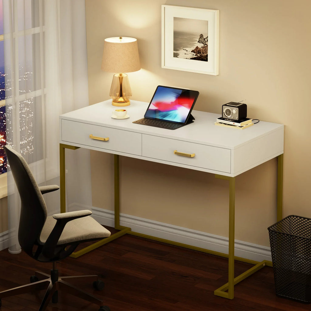 Breezeloom 2-Drawer Vanity Desk