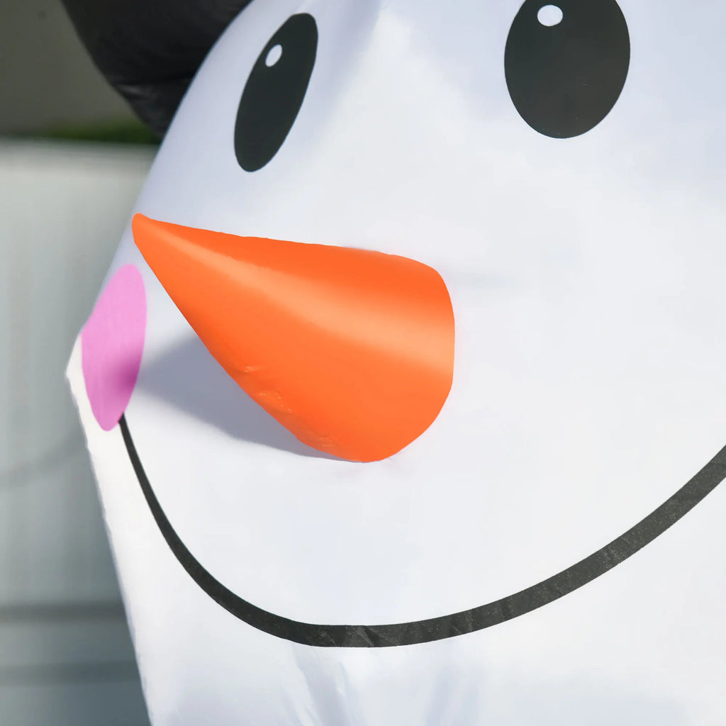 Northglow LED Snowman Inflatable – 8 ft