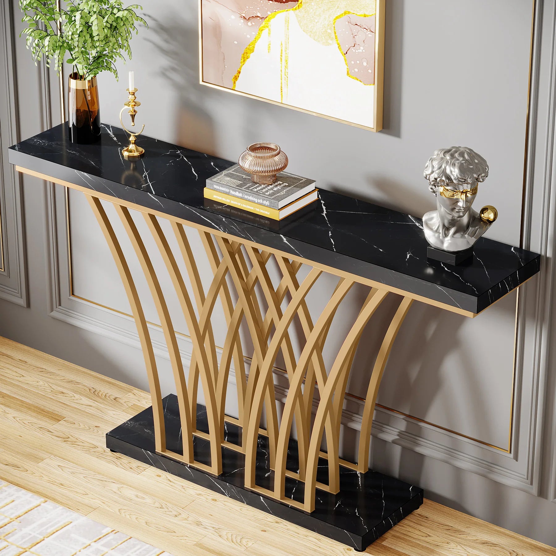 Nefertari Sculptural Console Table