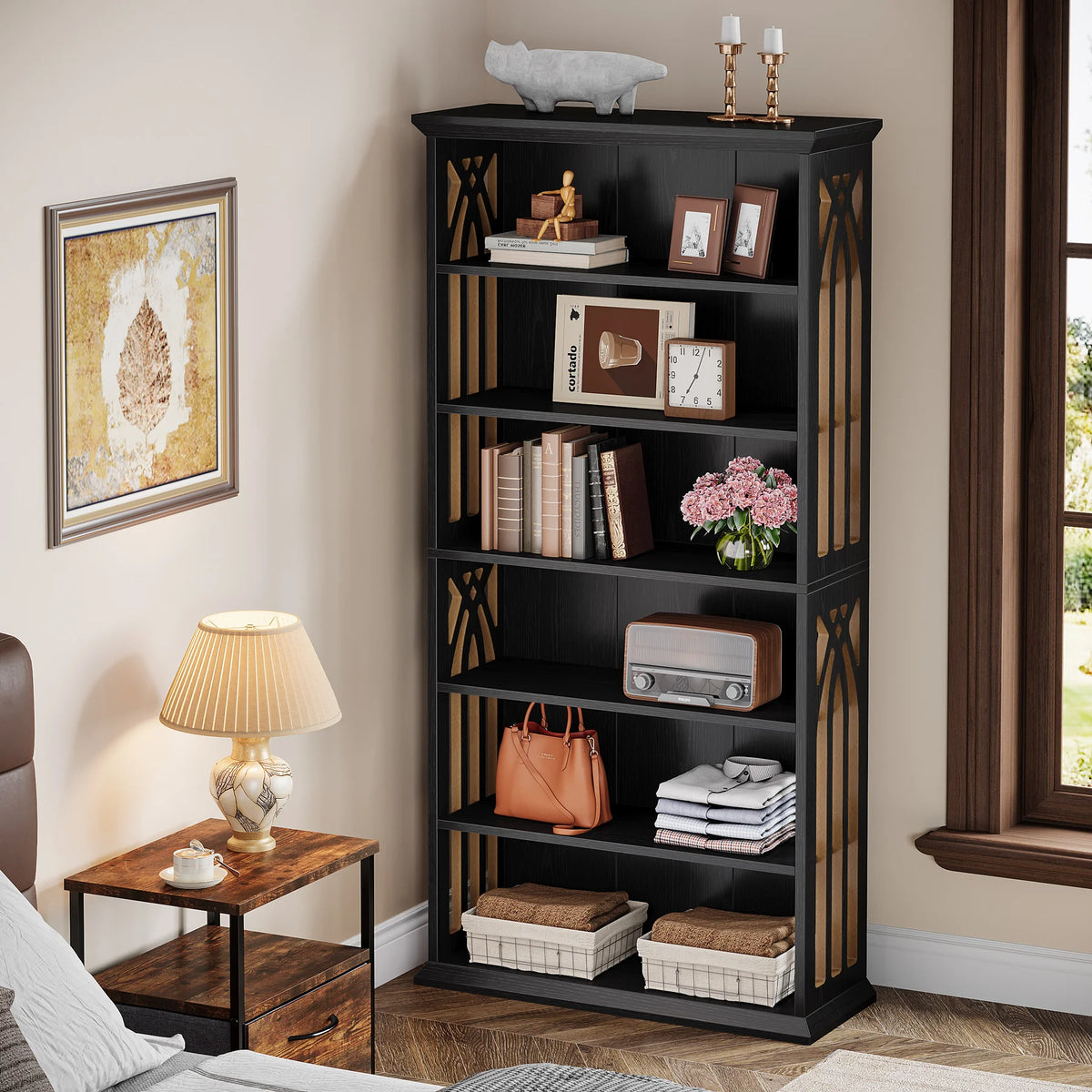 Lullabycharm 6-Tier Bookcase