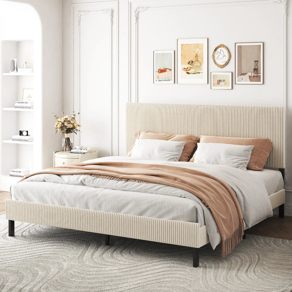 Taldenby King Upholstered Platform Bed