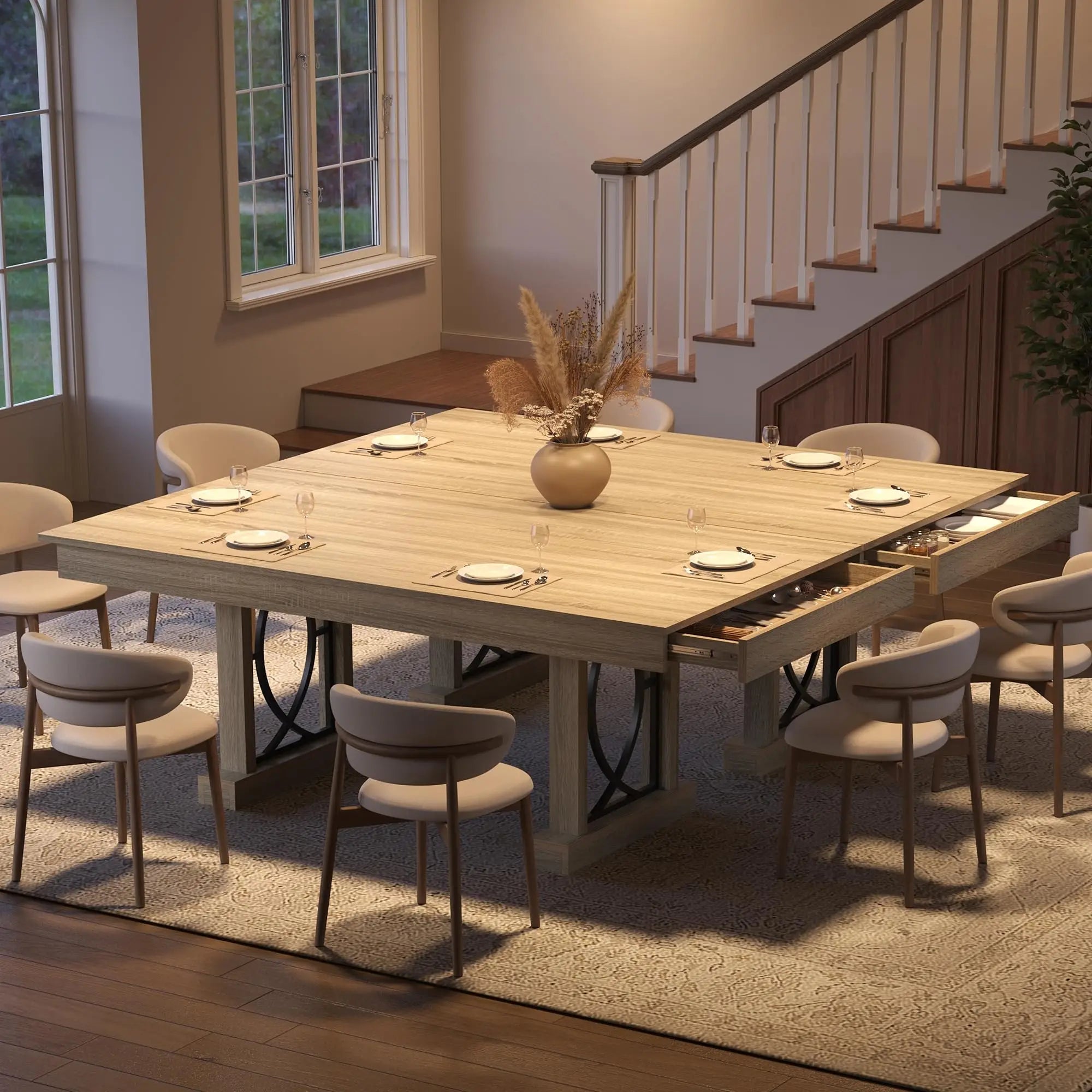 Langley Storage Dining Table