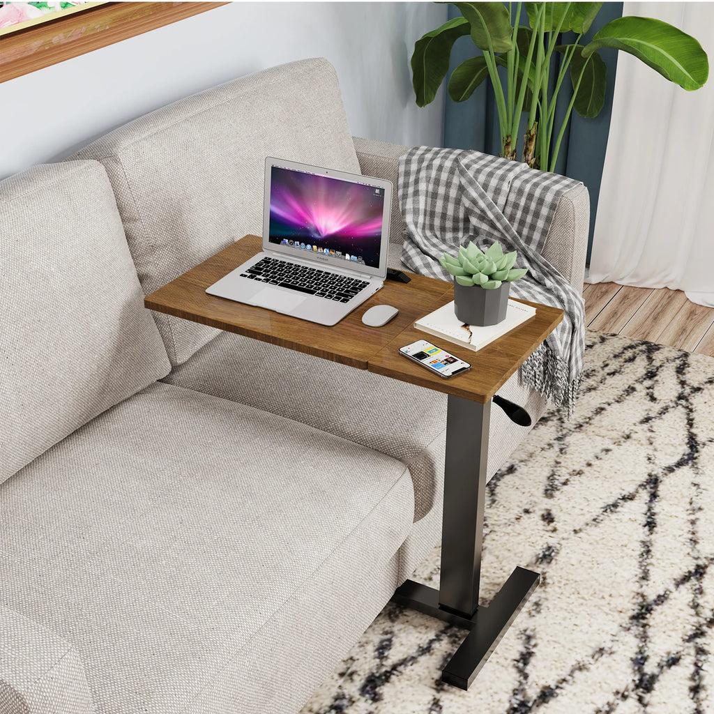 Finessebloom Adjustable Rolling Overbed Table