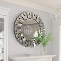 Rain Sunburst Wall Mirror