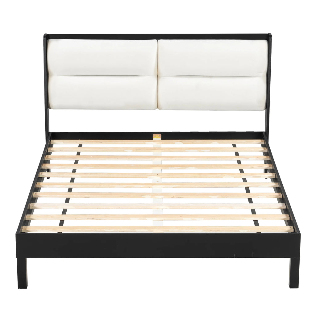 Rensden Velvet Panel Bed
