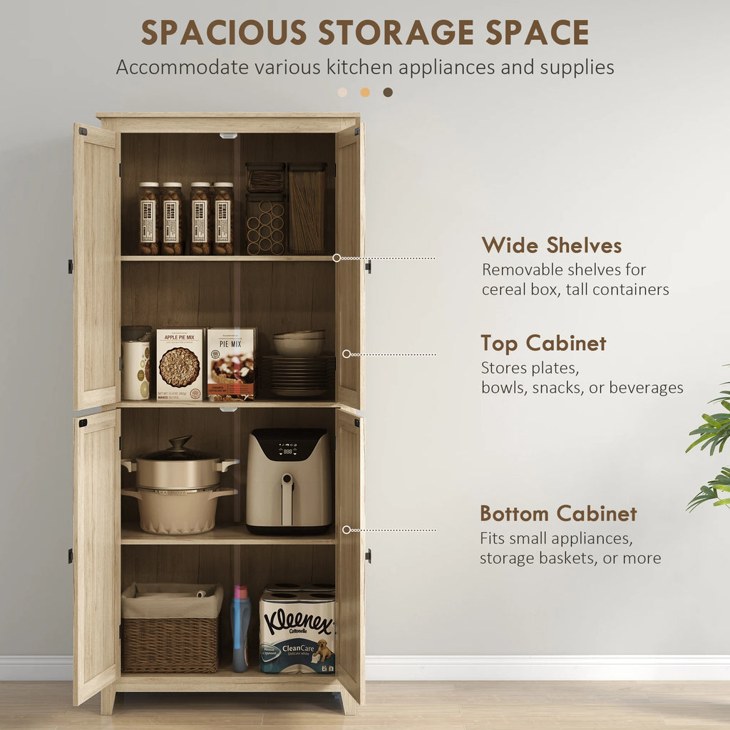 Wonderhalo cabinet with four open doors and two removable shelves
