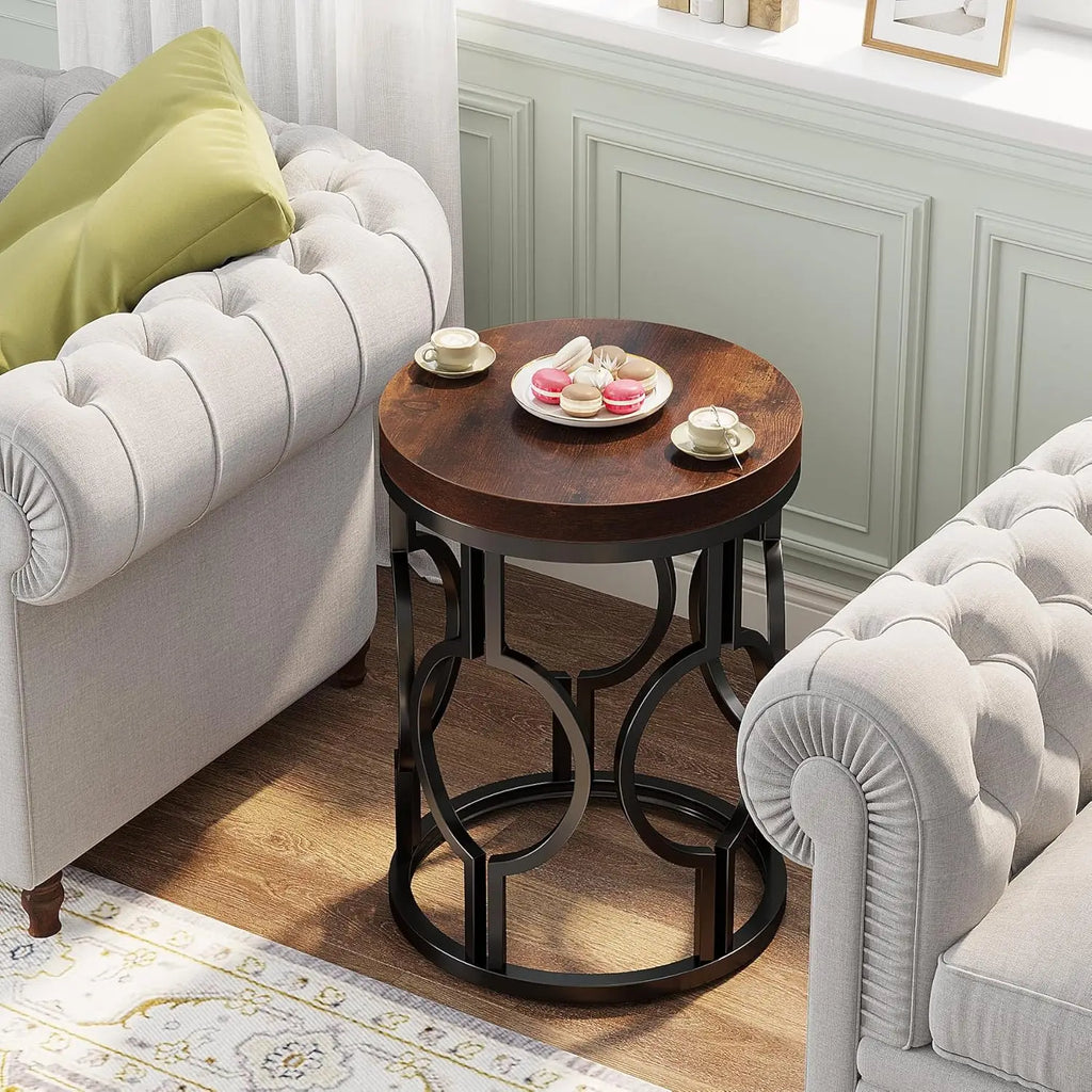 Tully Round End Table