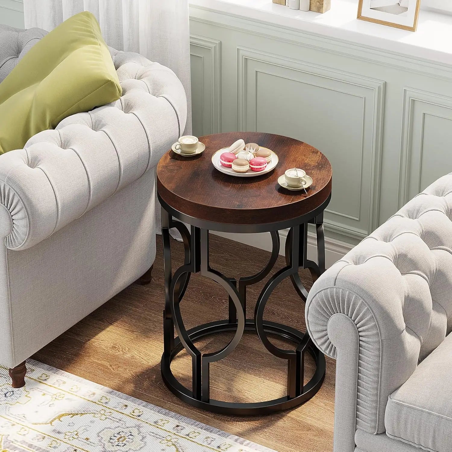 Tully Round End Table