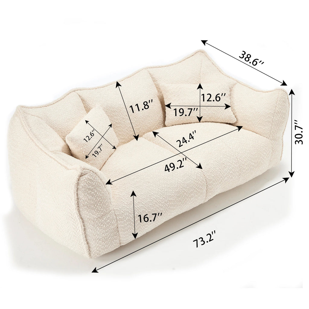Dunmere Chenille Lounge Loveseat