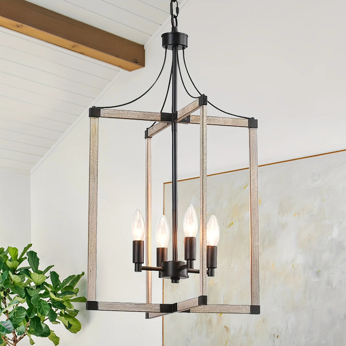 Briarwood 4-Light Rustic Farmhouse Chandelier
